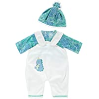 ZOEON Ropa de Muñecas para New Born Baby Doll- Trajes con Sombrero para 18 &quot- Muñecas (40-45 cm) (Verde)